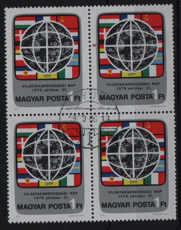 Hongarije blok van 4x Mi.-Nr. 3383A (HUN 0015)