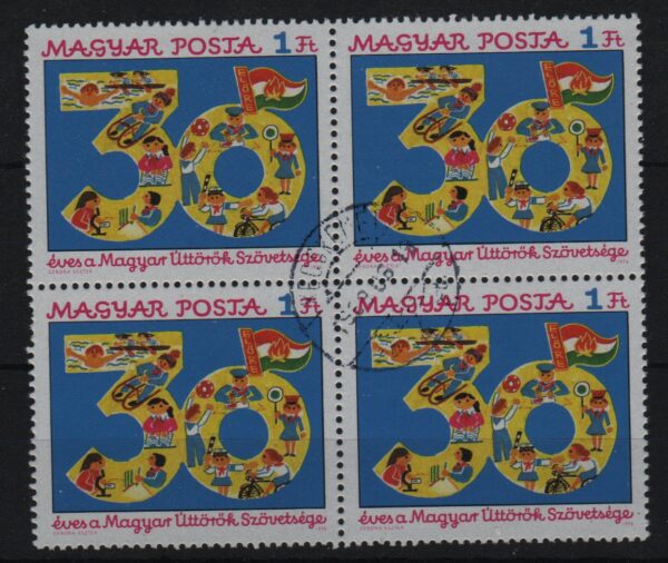 Hongarije blok van 4x Mi.-Nr. 3123A (HUN 0034)