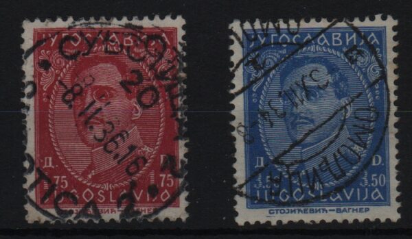 Joegoslavië set Mi.-Nr. 283-284 (YU 0002)