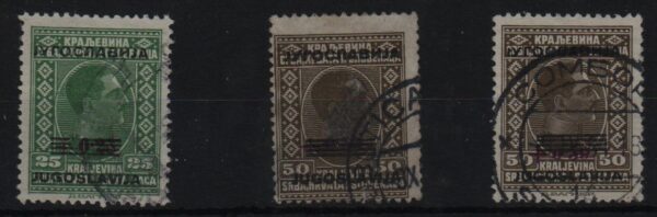 Joegoslavië Lot 3 x Mi.-Nr. 269/270 (YU 0013)