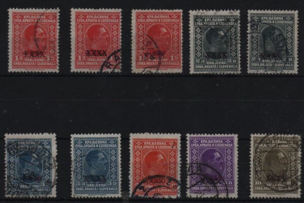 Joegoslavië Lot Mi.-Nr. 212-213-214-215-216-218 (YU 0020)