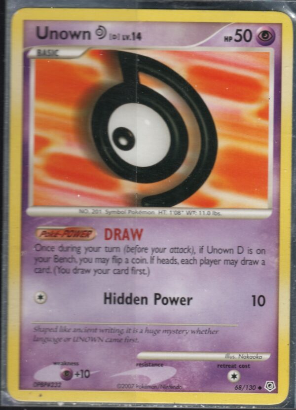 Unown D (DP-ENG-68)
