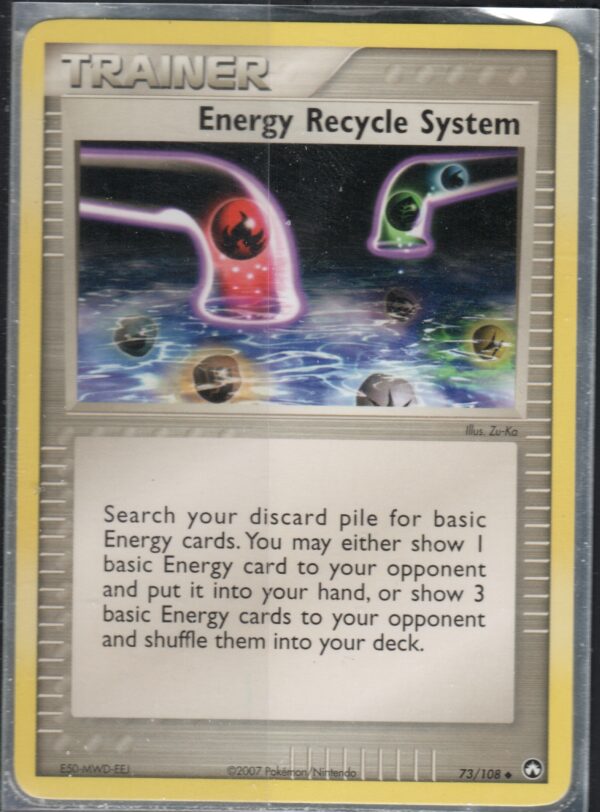 Energy Recycle System (EXPK-ENG-73)