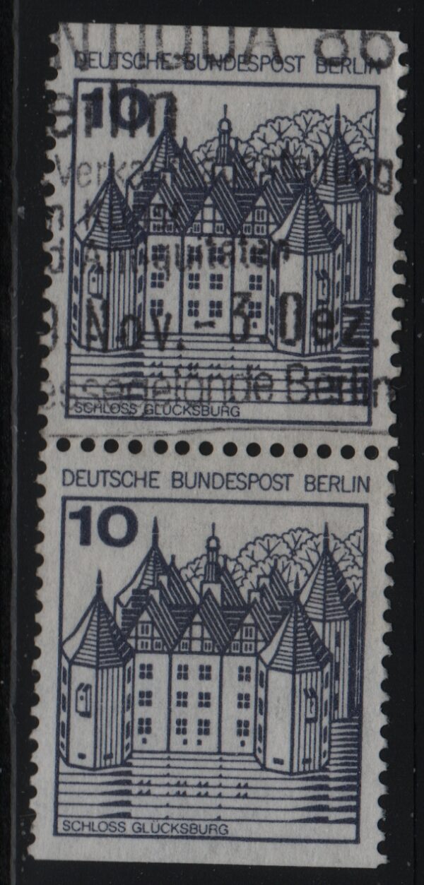 West-Berlijn verticaal paar Mi.-Nr. 532C/D (WeBe-0002)