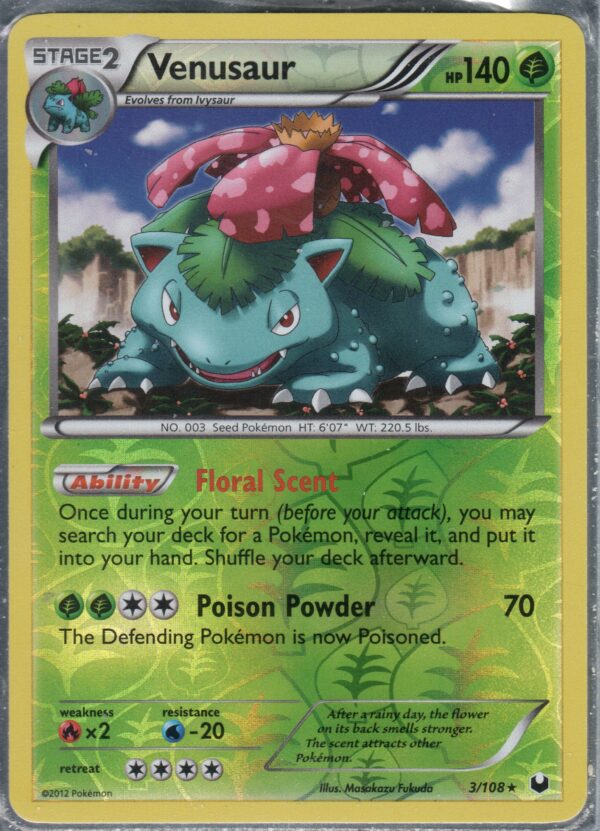 Venusaur Reverse Holo (BWDE-ENG-REV-03)