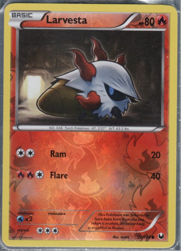 Larvesta Reverse Holo (BWDE-ENG-REV-20)