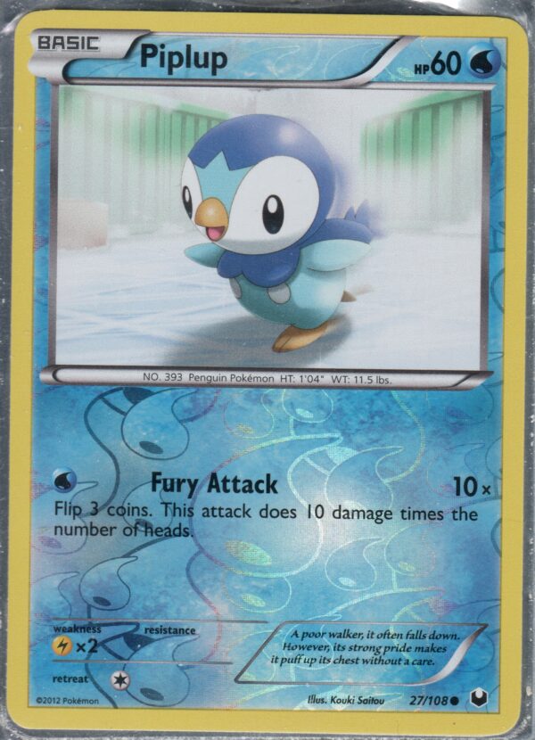 Piplup Reverse Holo (BWDE-ENG-REV-27)