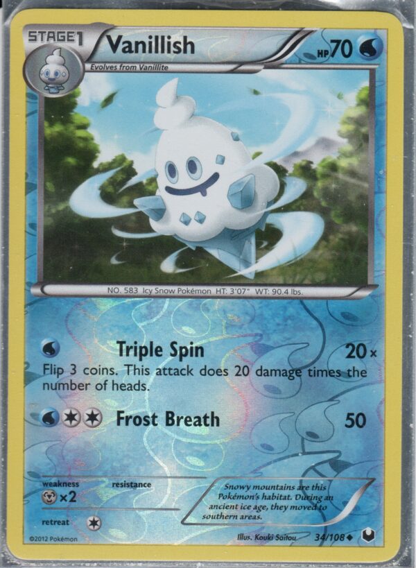 Vanillish Reverse Holo (BWDE-ENG-REV-34)