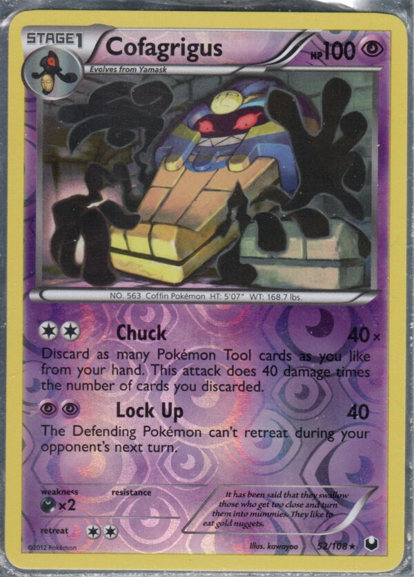 Cofagrigus Reverse Holo (BWDE-ENG-REV-52)
