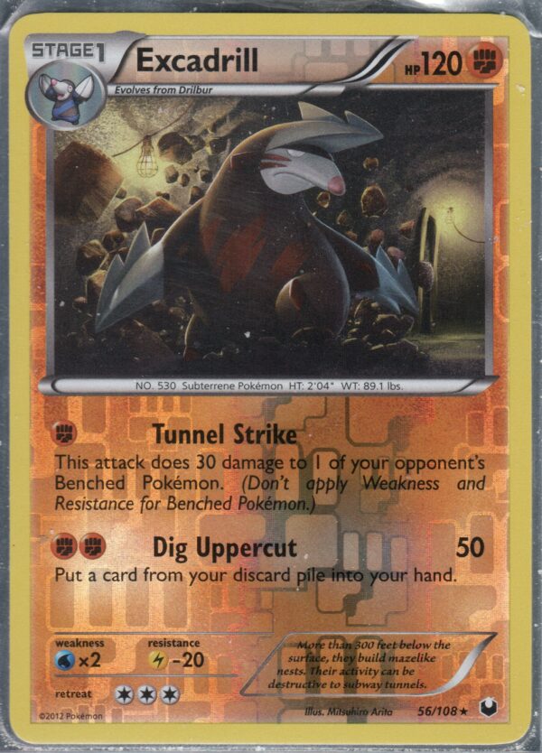 Excadrill Reverse Holo (BWDE-ENG-REV-56)