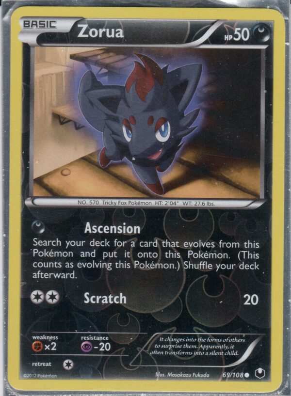 Zorua Reverse Holo (BWDE-ENG-REV-69)