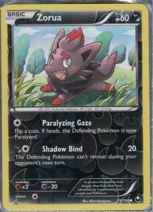 Zorua Reverse Holo (BWDE-ENG-REV-70)