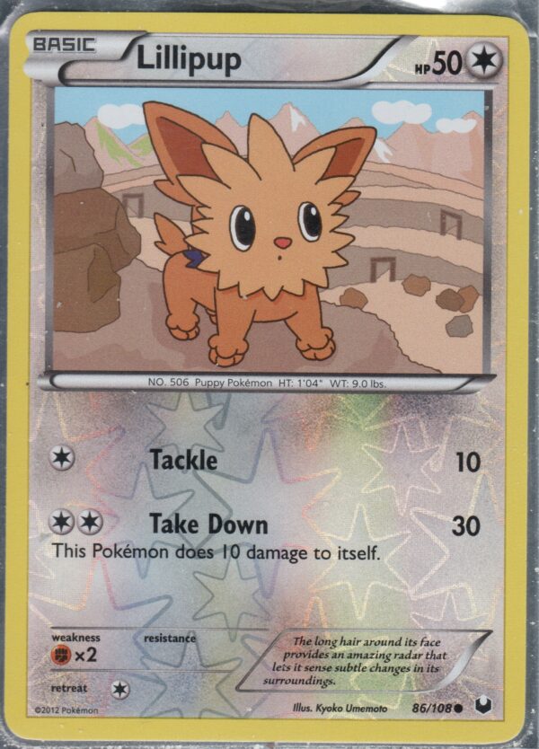 Lillipup Reverse Holo (BWDE-ENG-REV-86)