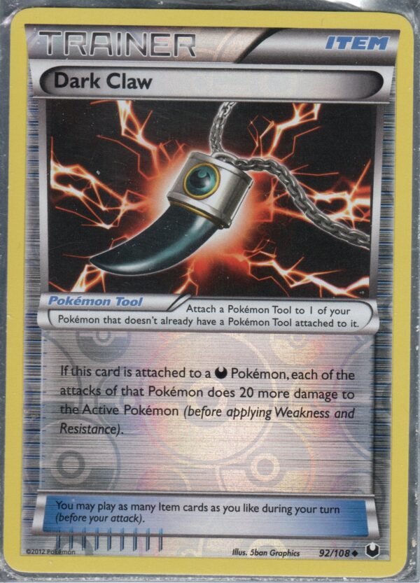 Dark Claw Reverse Holo (BWDE-ENG-REV-92)