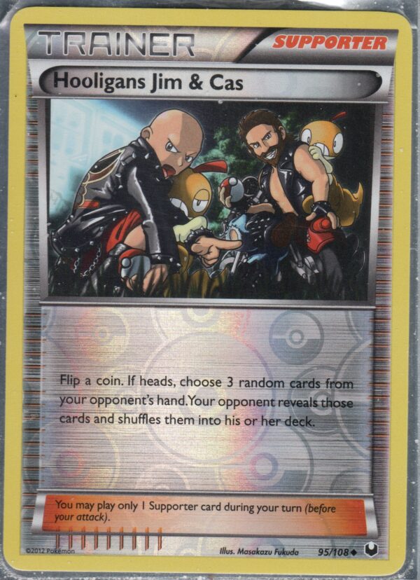 Hooligans Jim & Cas Reverse Holo (BWDE-ENG-REV-95)