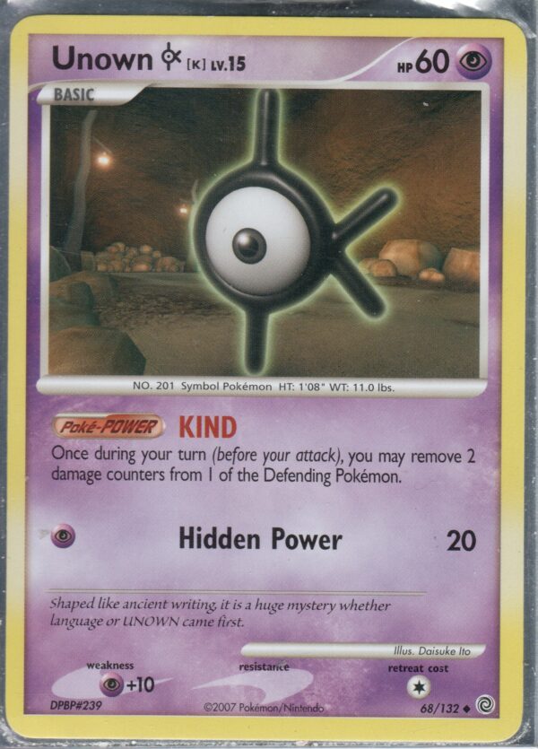 Unown K (DPSW-ENG-68)