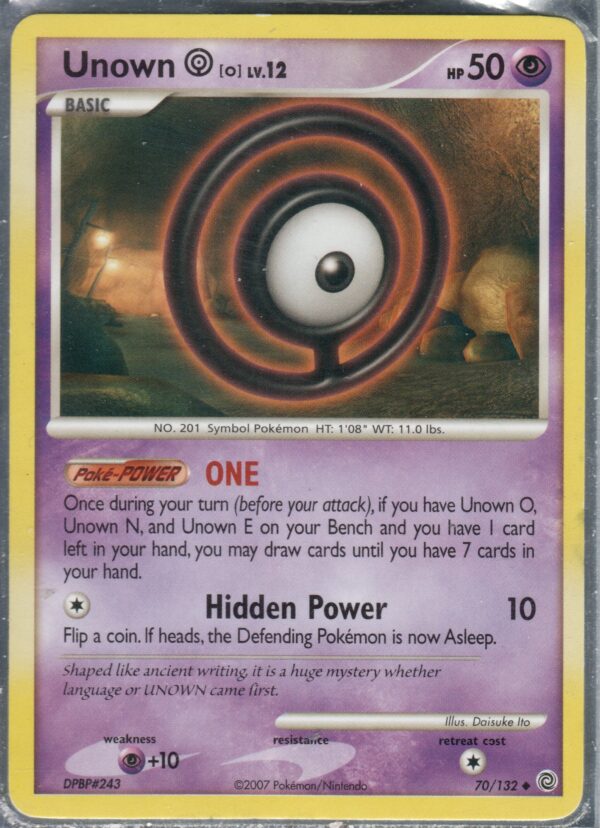 Unown O (DPSW-ENG-70)