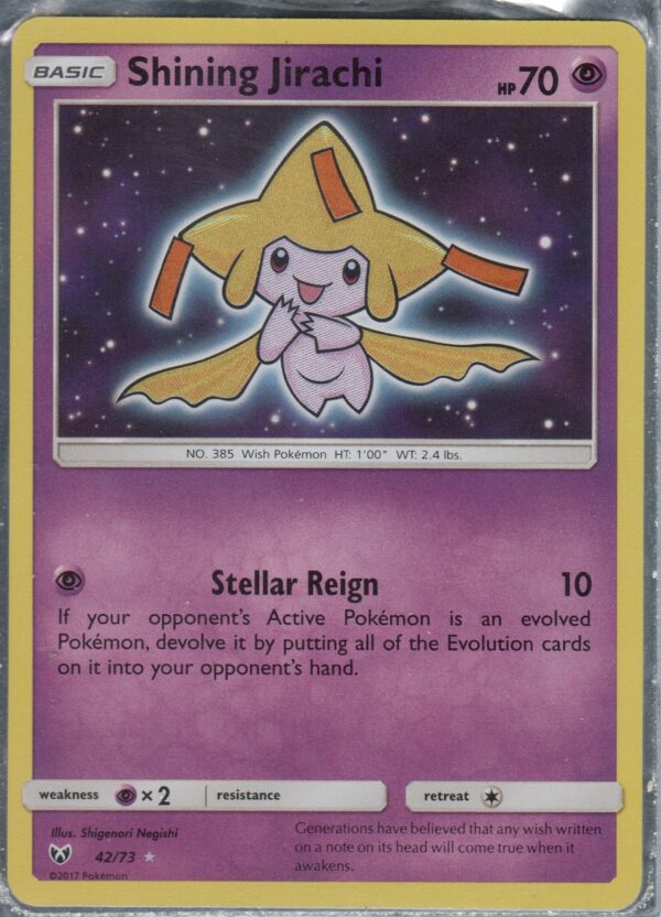 Shining Jirachi (SMSLG-ENG-42)