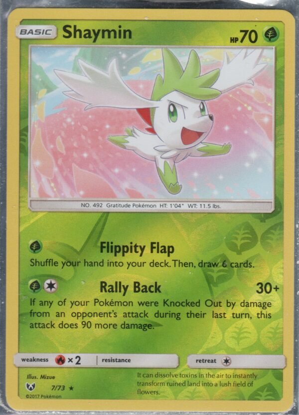 Shaymin Reverse Holo (SMSLG-ENG-REV-07)