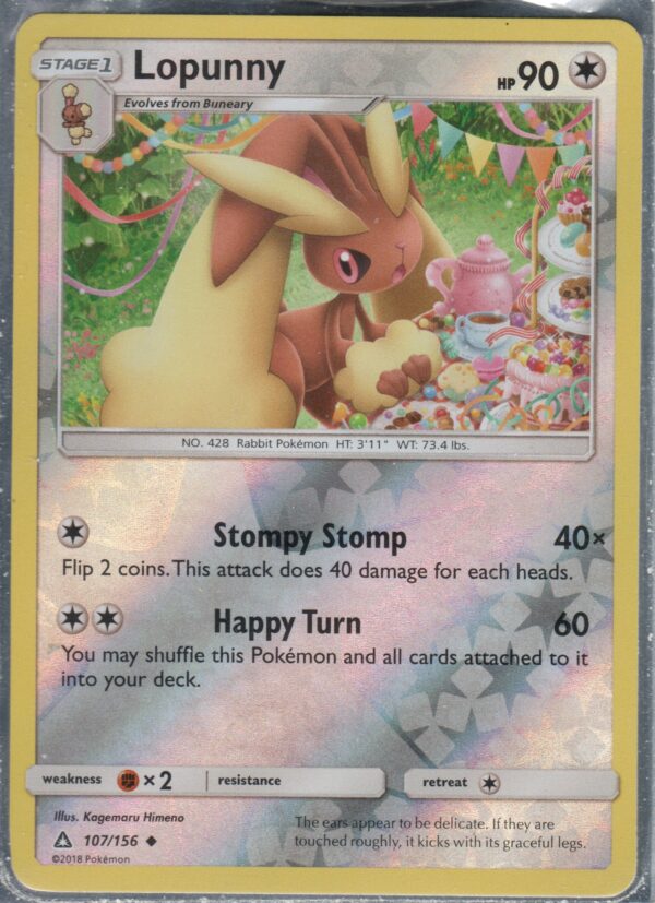 Lopunny Reverse Holo (SMUPR-ENG-REV-107)