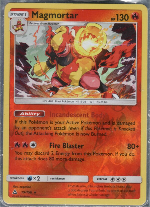 Magmortar Reverse Holo (SMUPR-ENG-REV-19)
