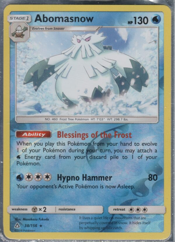 Abomasnow Reverse Holo (SMUPR-ENG-REV-38)