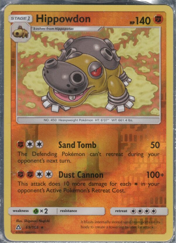Hippowdon Reverse Holo (SMUPR-ENG-REV-69)