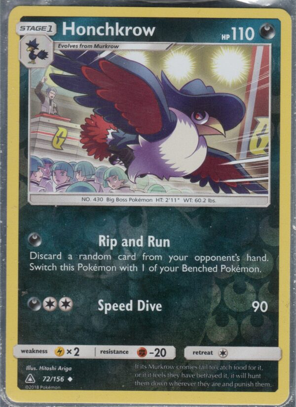 Honchkrow Reverse Holo (SMUPR-ENG-REV-72)